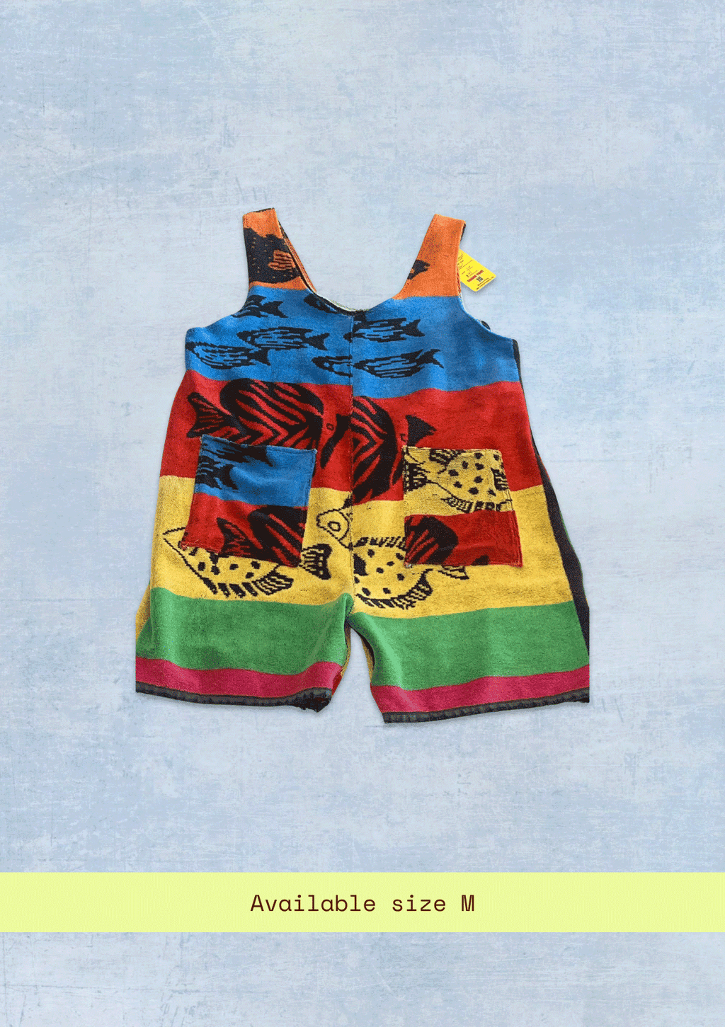 One-of-One
Built for pool parties and planet love
Swim with the fishes
Making Waves in upcycled style
Upcycled from a beach towel