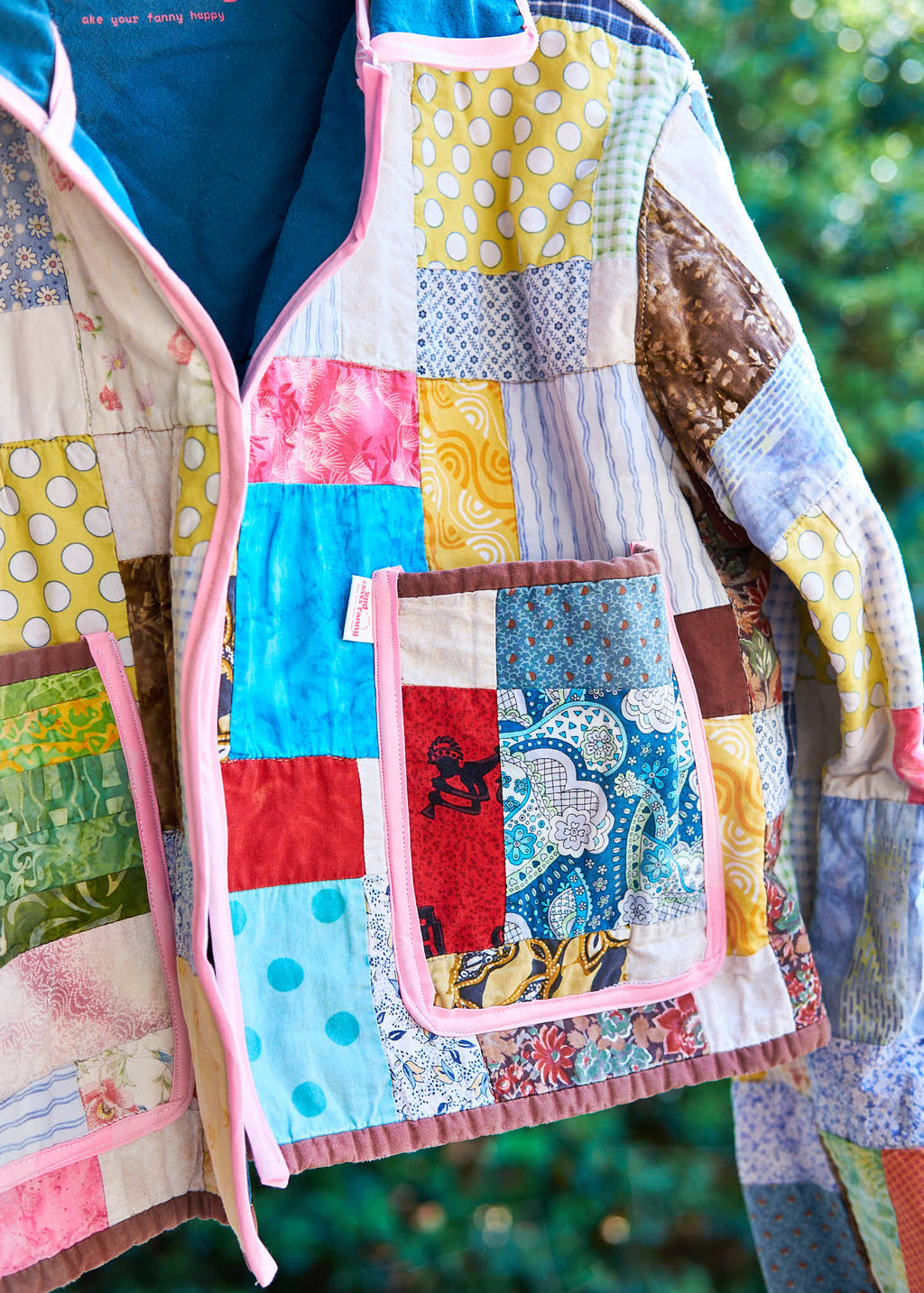 Patchwork Quilt Cropped Jacket