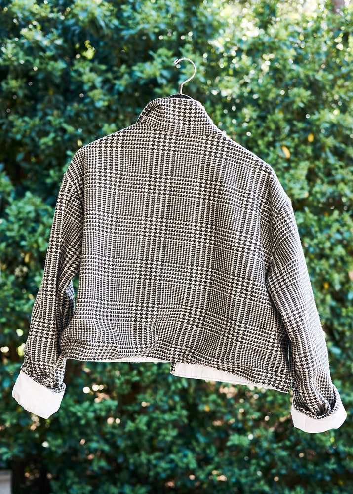 Houndstooth Crop Jacket – 2nd Class Fanny