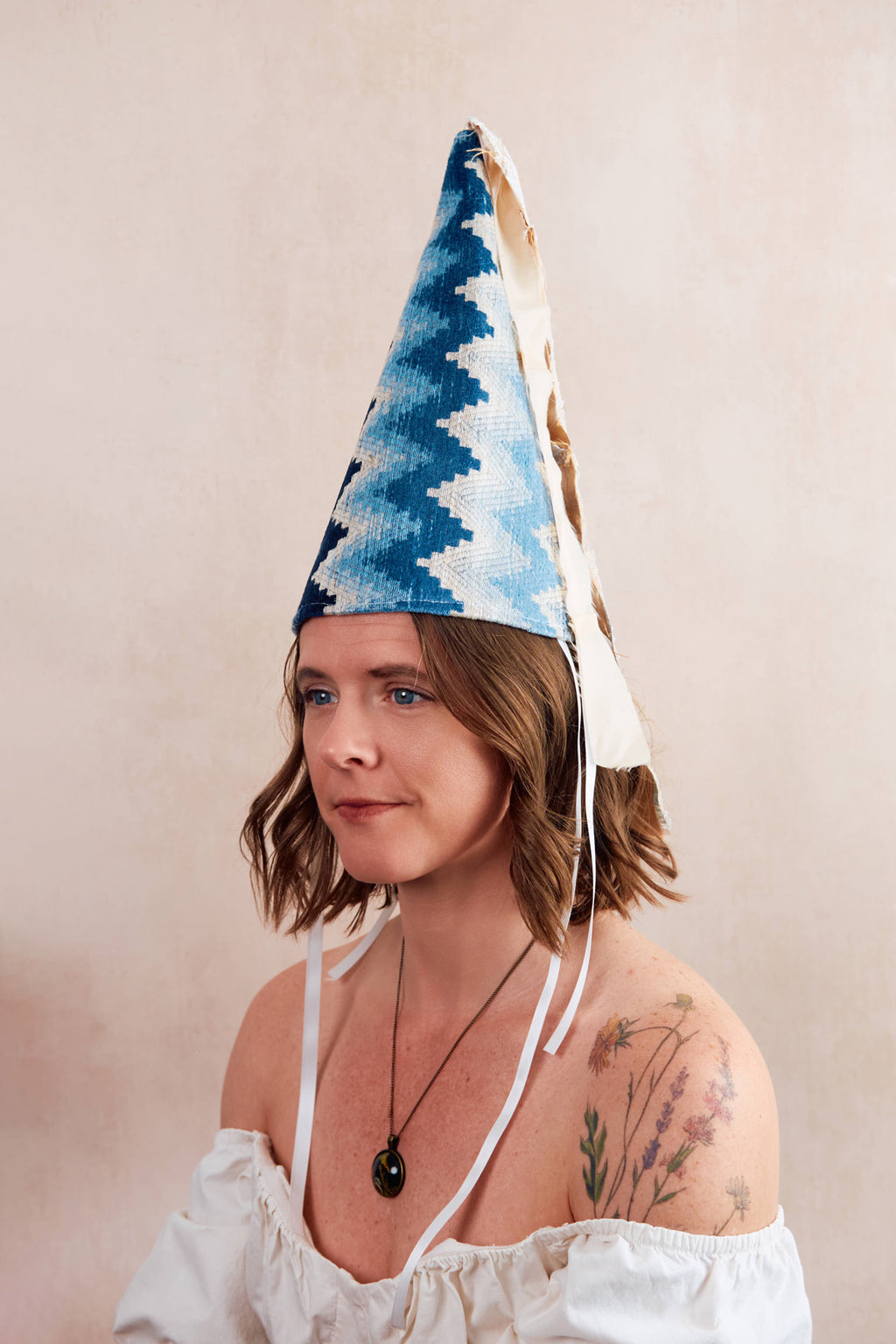 Blue Lady Maiden Hat