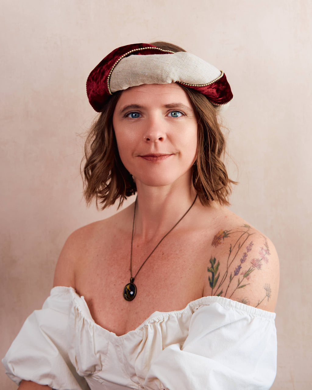 Ren Faire Velvet Ribbon Crown