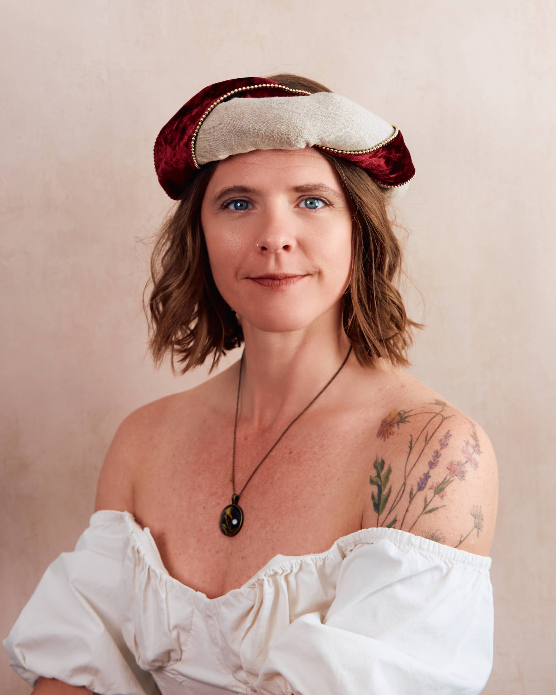 Ren Faire Velvet Ribbon Crown