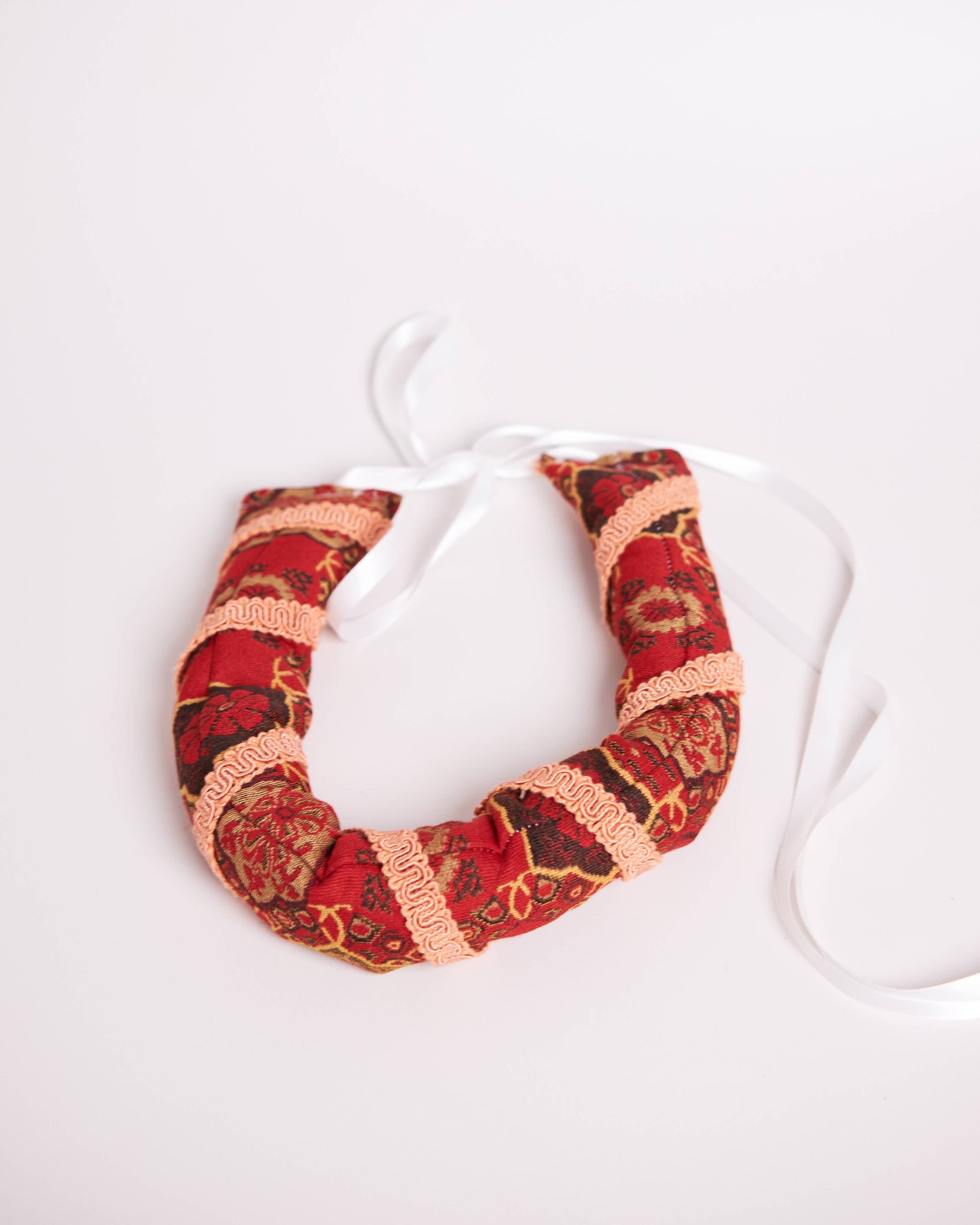 Ren Faire Red Tapestry Ribbon Crown