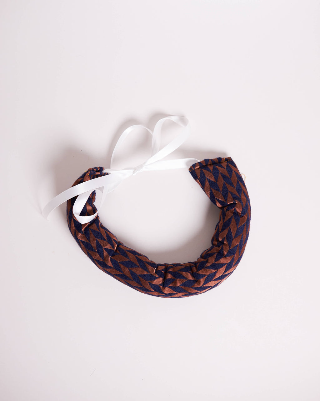 Ren Faire Rust + Navy Ribbon Crown