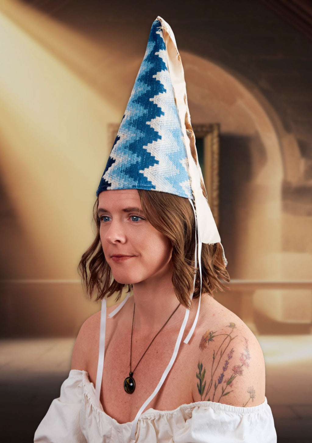 Blue Lady Maiden Hat